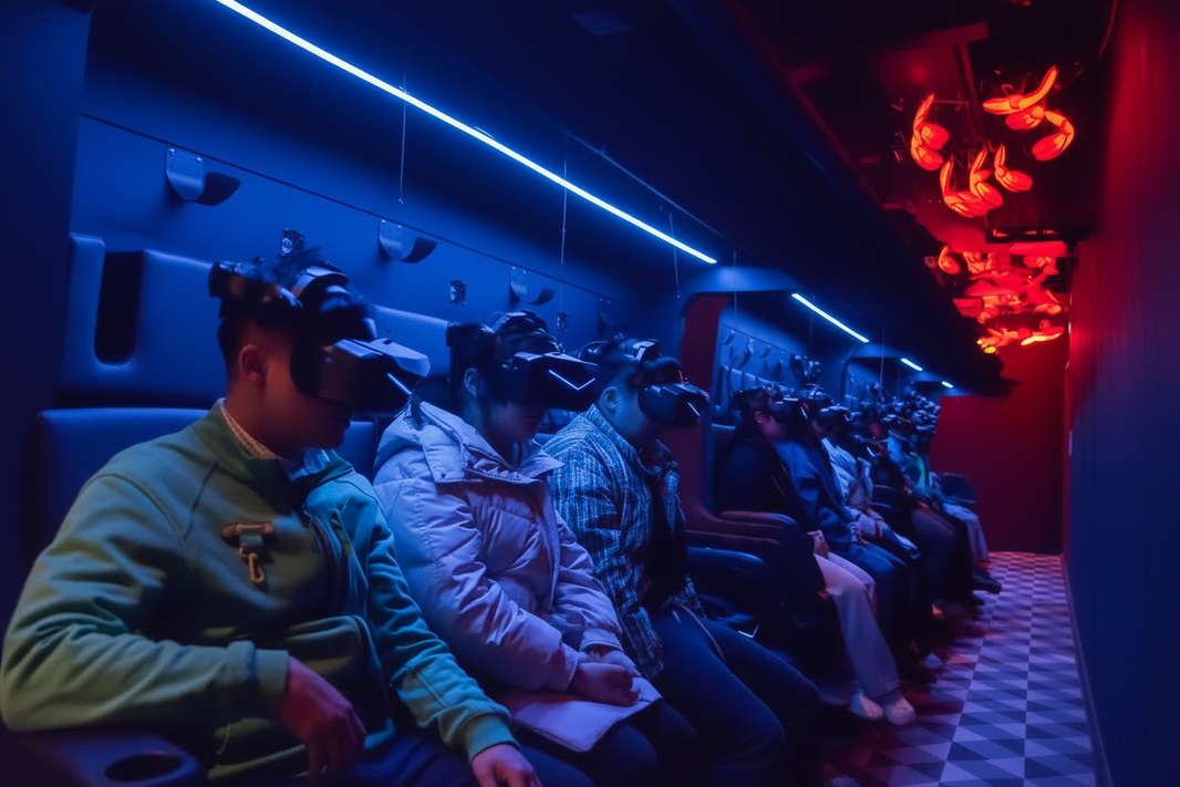 小派8K VR头显在扬州爱奇艺乐园飞越大运河全感剧场的沉浸式体验